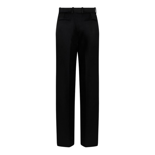 Black Satin Finish Trousers