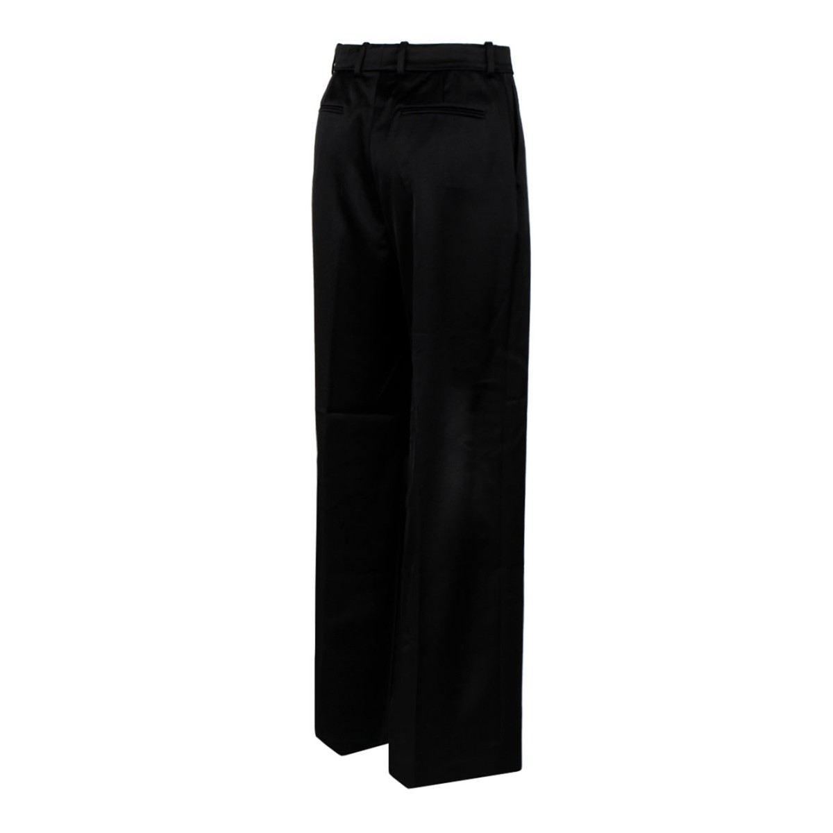 Black Satin Finish Trousers
