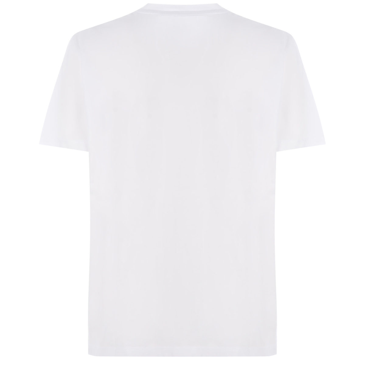 White Star Print Cotton T-Shirt
