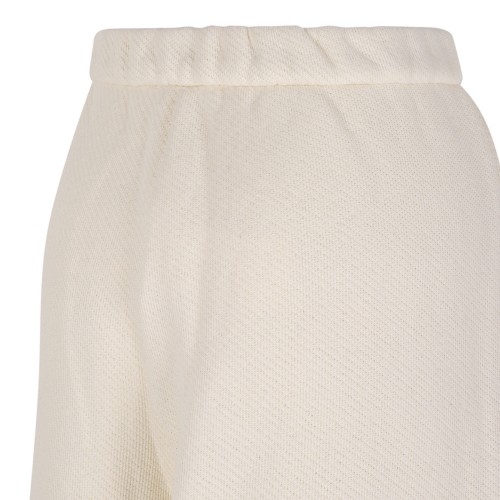 Ivory Cotton Sweatpants