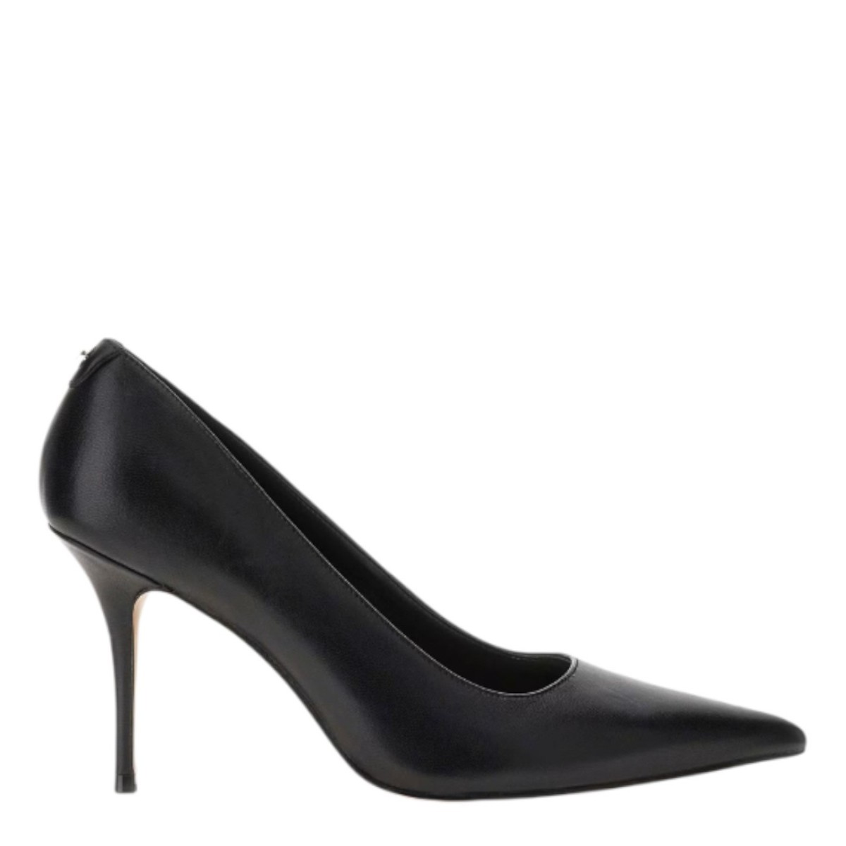 Black Idreena Genuine Leather Pumps