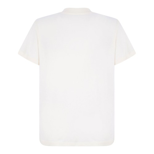 White Logo Print T-Shirt