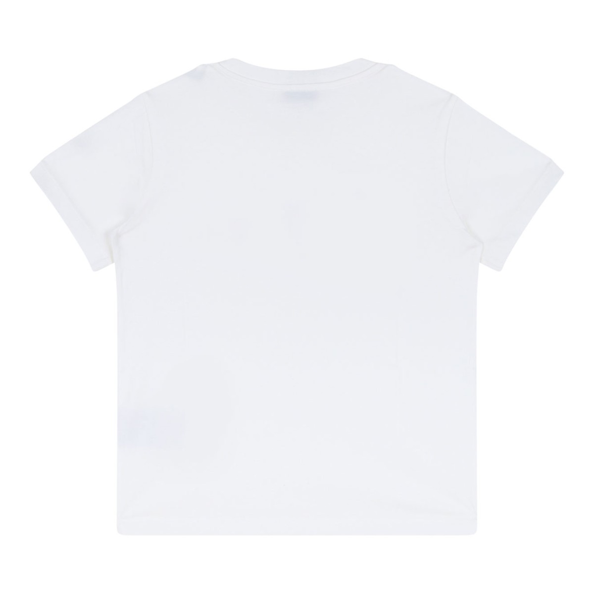 White Logo Print T-Shirt