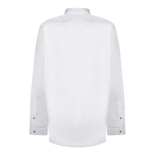 White Two Button Krall Shirt