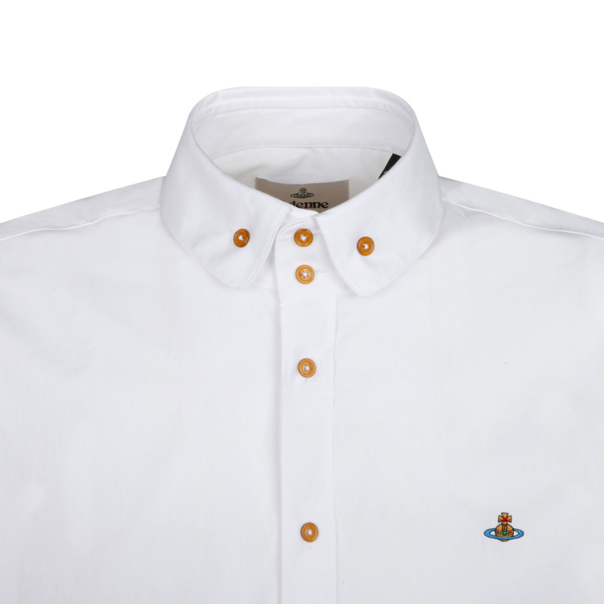 White Two Button Krall Shirt