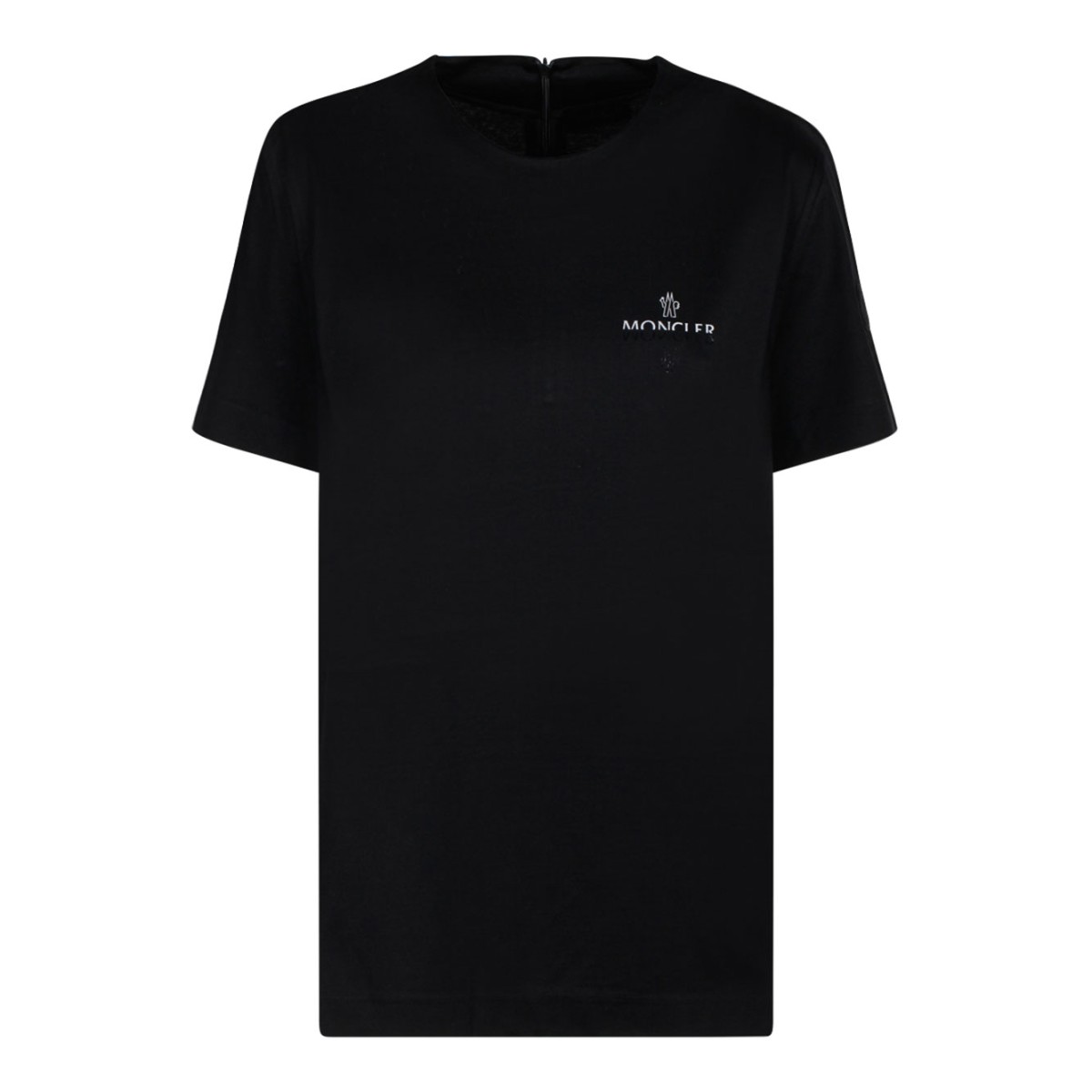 Black Cotton Jersey Logo T-Shirt