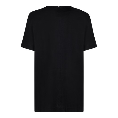 Black Cotton Jersey Logo T-Shirt 2