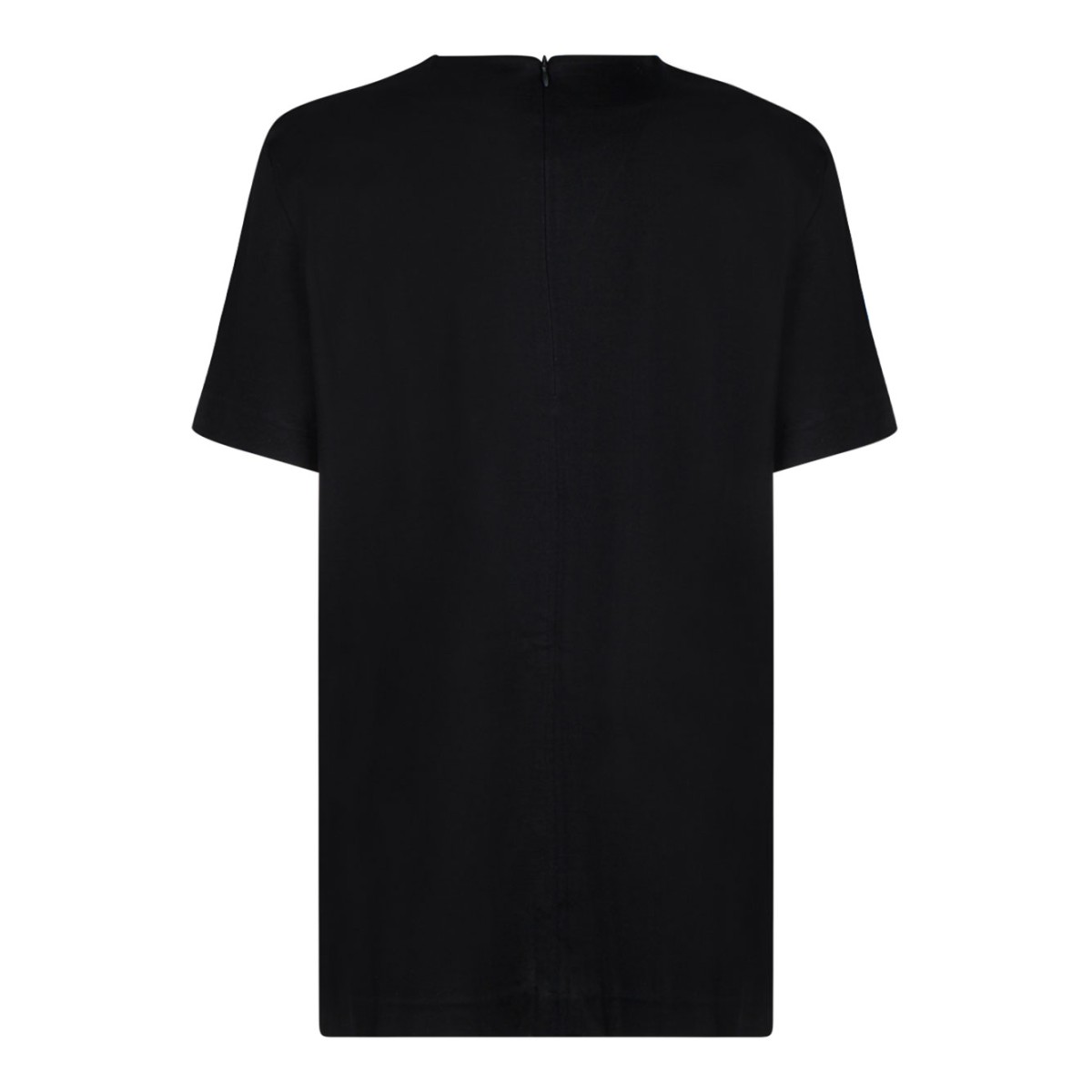 Black Cotton Jersey Logo T-Shirt