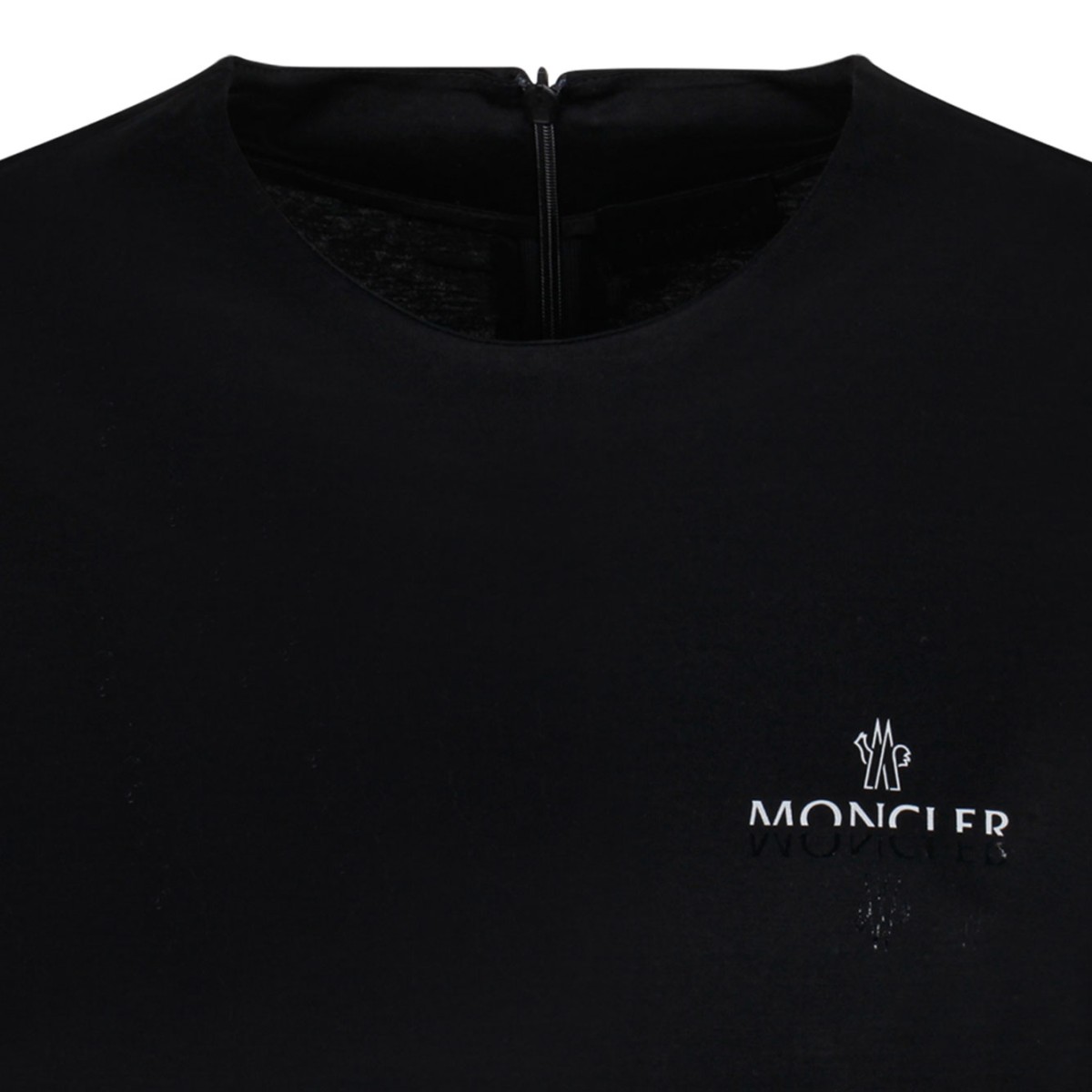 Black Cotton Jersey Logo T-Shirt
