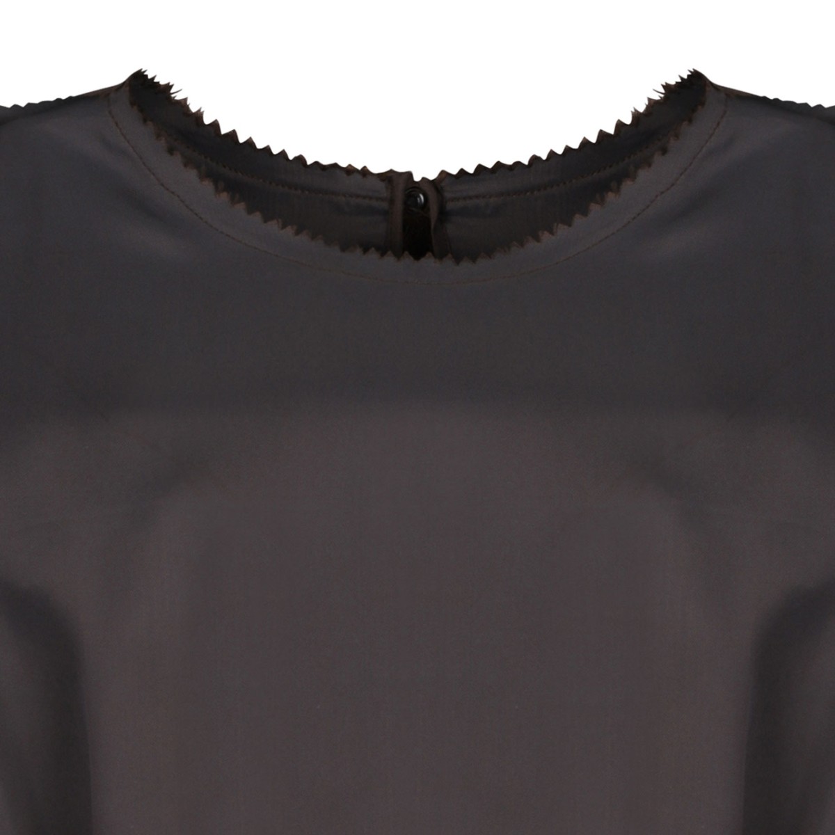 Blue and Chocolate Panelled Midi Dress