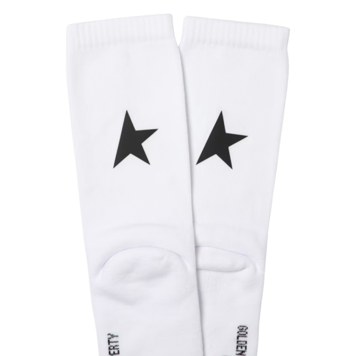 White Star Socks in Stretch Cotton