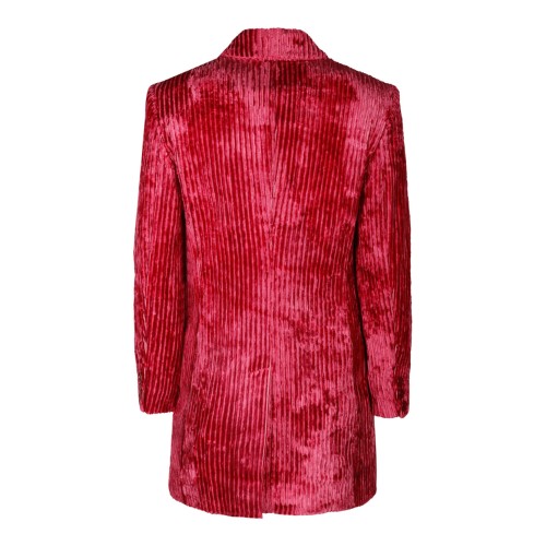 Raspberry Velvet Effect Jacket 2