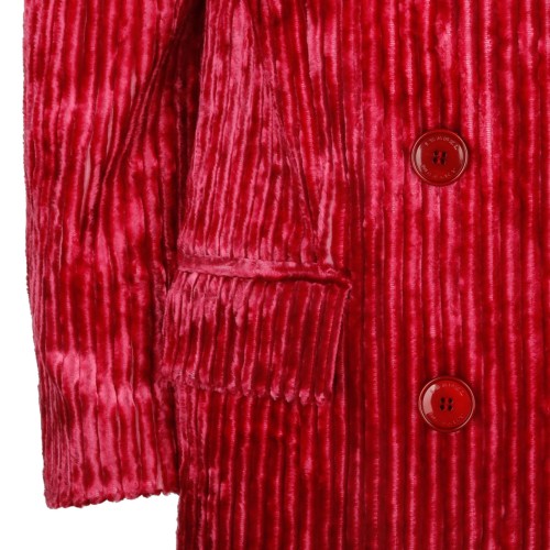 Raspberry Velvet Effect Jacket
