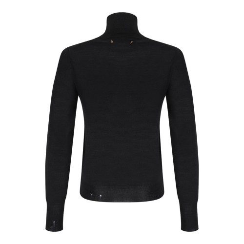 Black High Neck Sweater 2