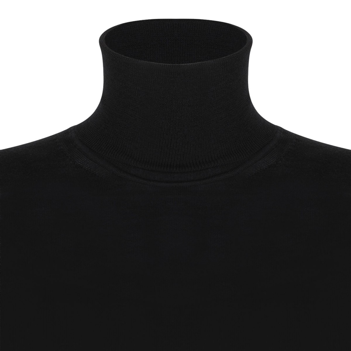 Black High Neck Sweater