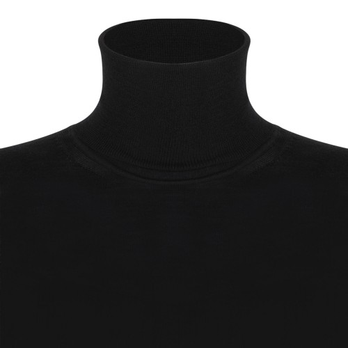 Black High Neck Sweater