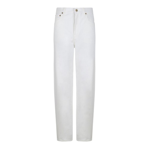 White Straight Leg Jeans