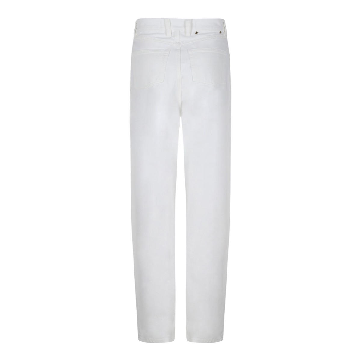 White Straight Leg Jeans