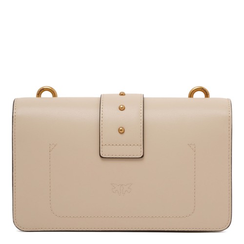 Light Beige Love One Chain Shoulder Bag