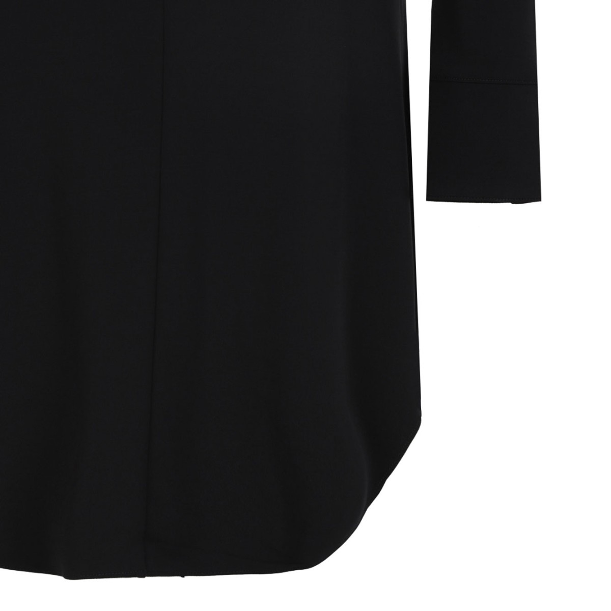 Black Zip Fastening Mini Dress