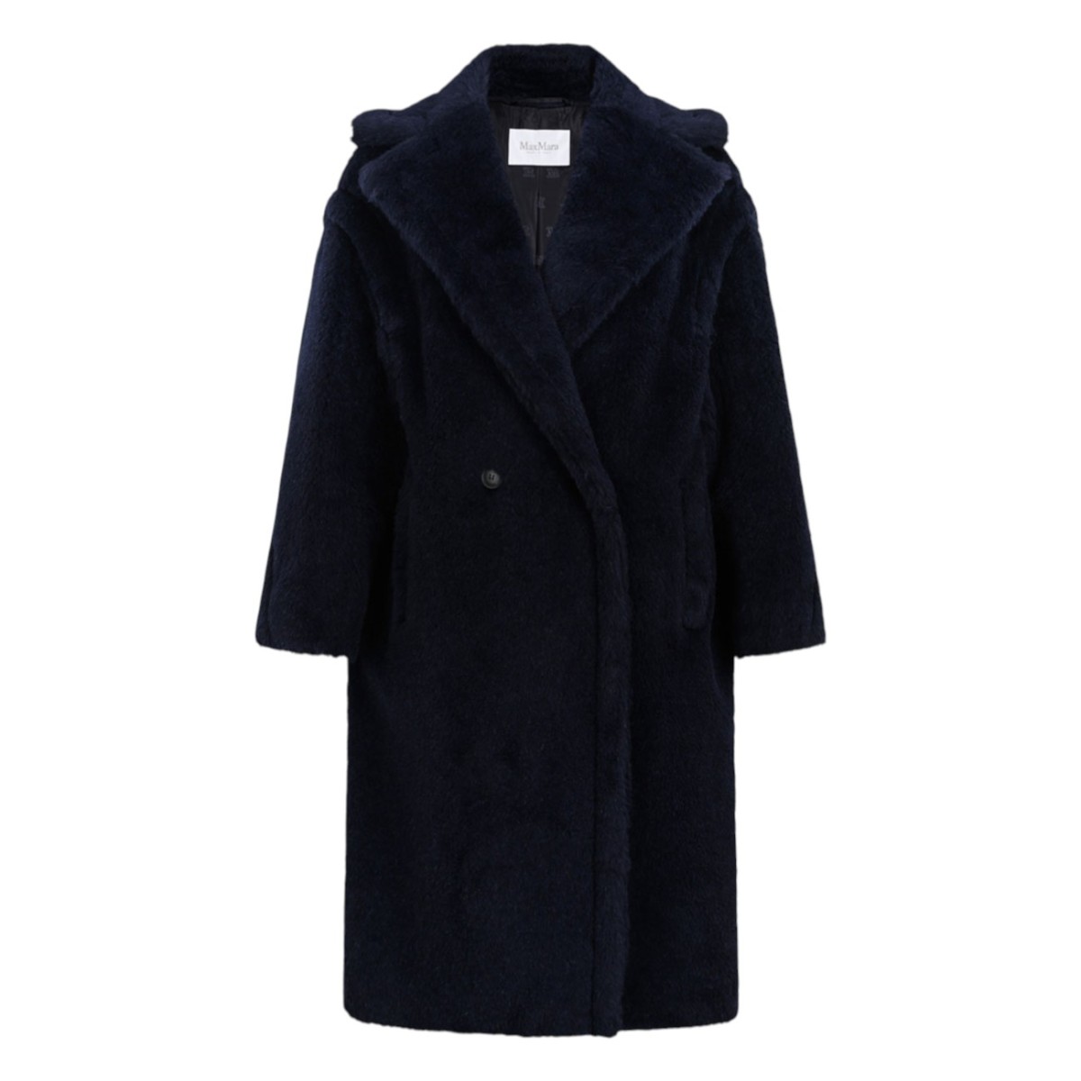Navy Blue Teddy Bear Icon Coat