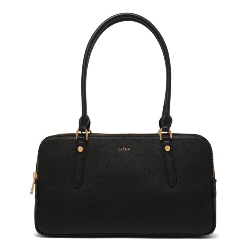 Black Giulia Boston M Bag