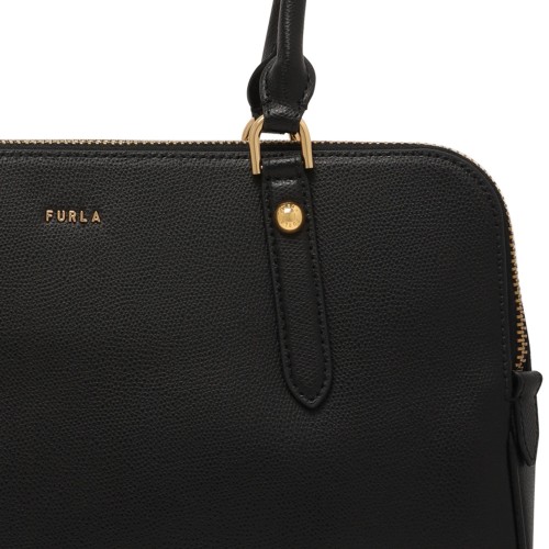 Black Giulia Boston M Bag