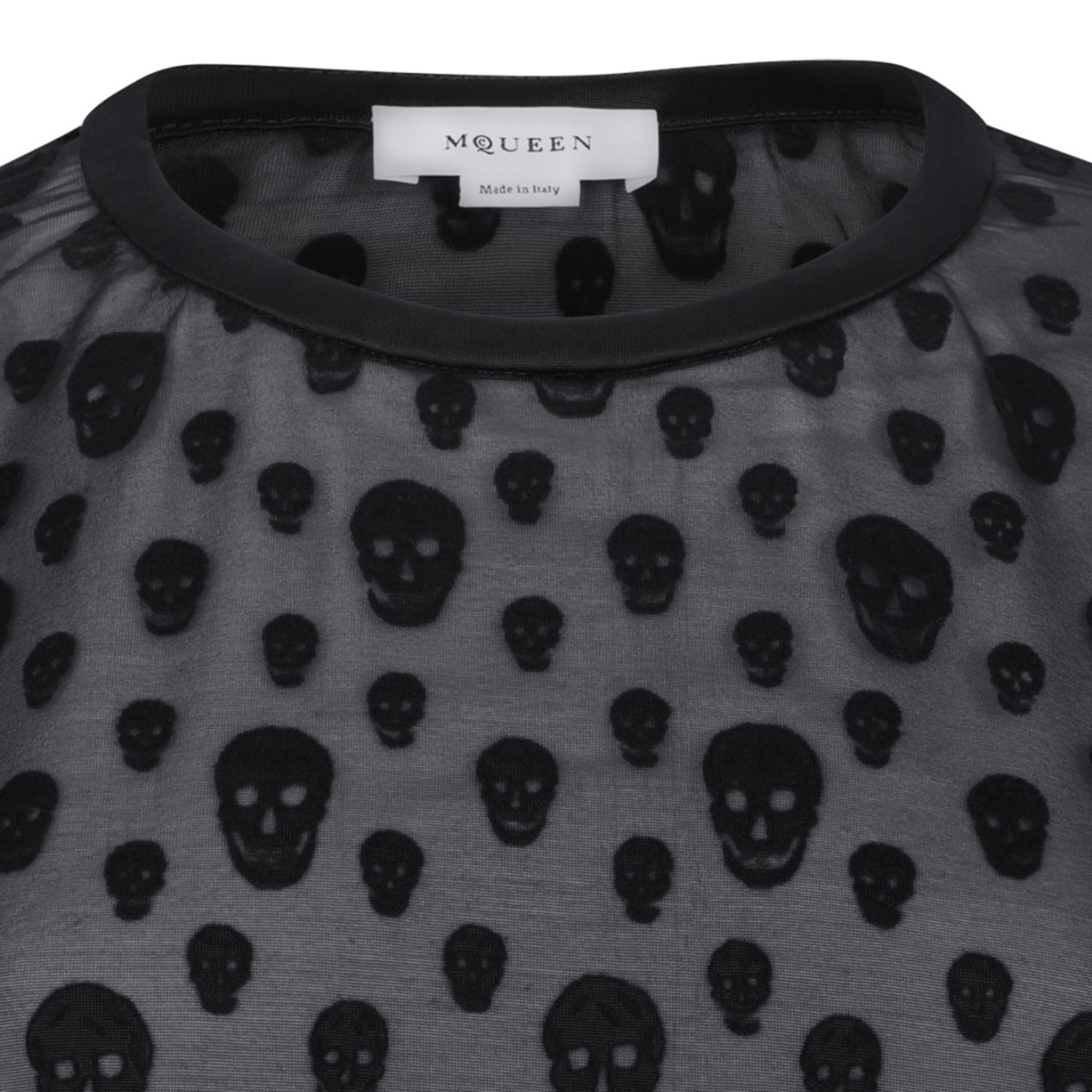 Black Skull Print T-Shirt