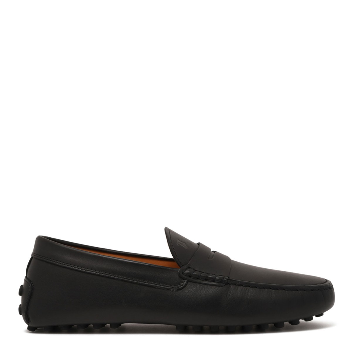Black Gommino Loafers In Leather