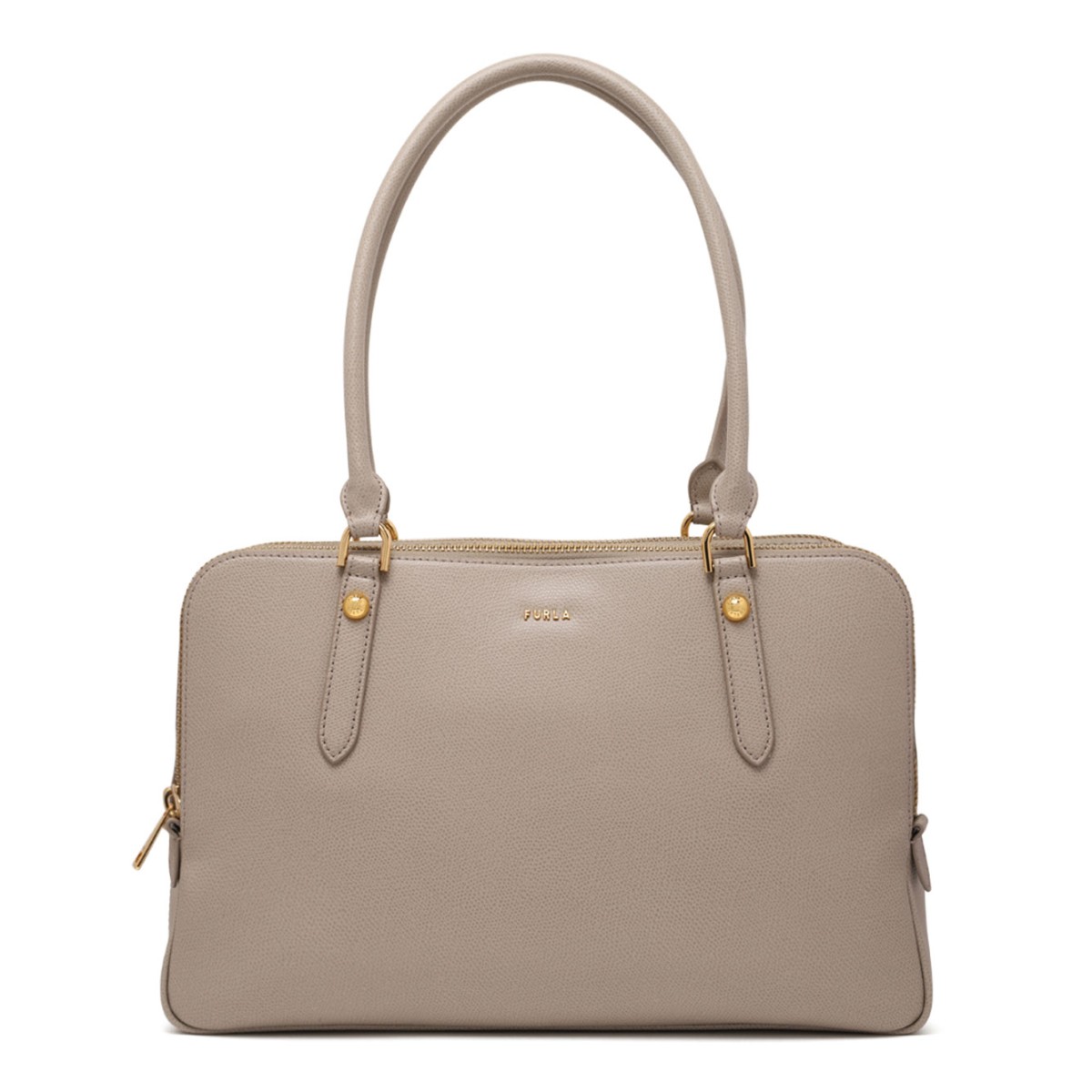 Linen Giulia Boston Bag L