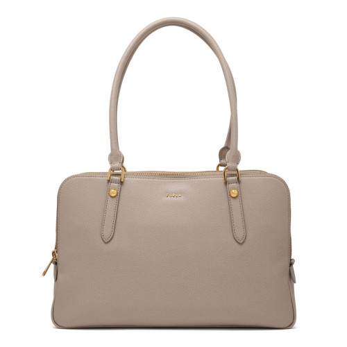 Linen Giulia Boston Bag L