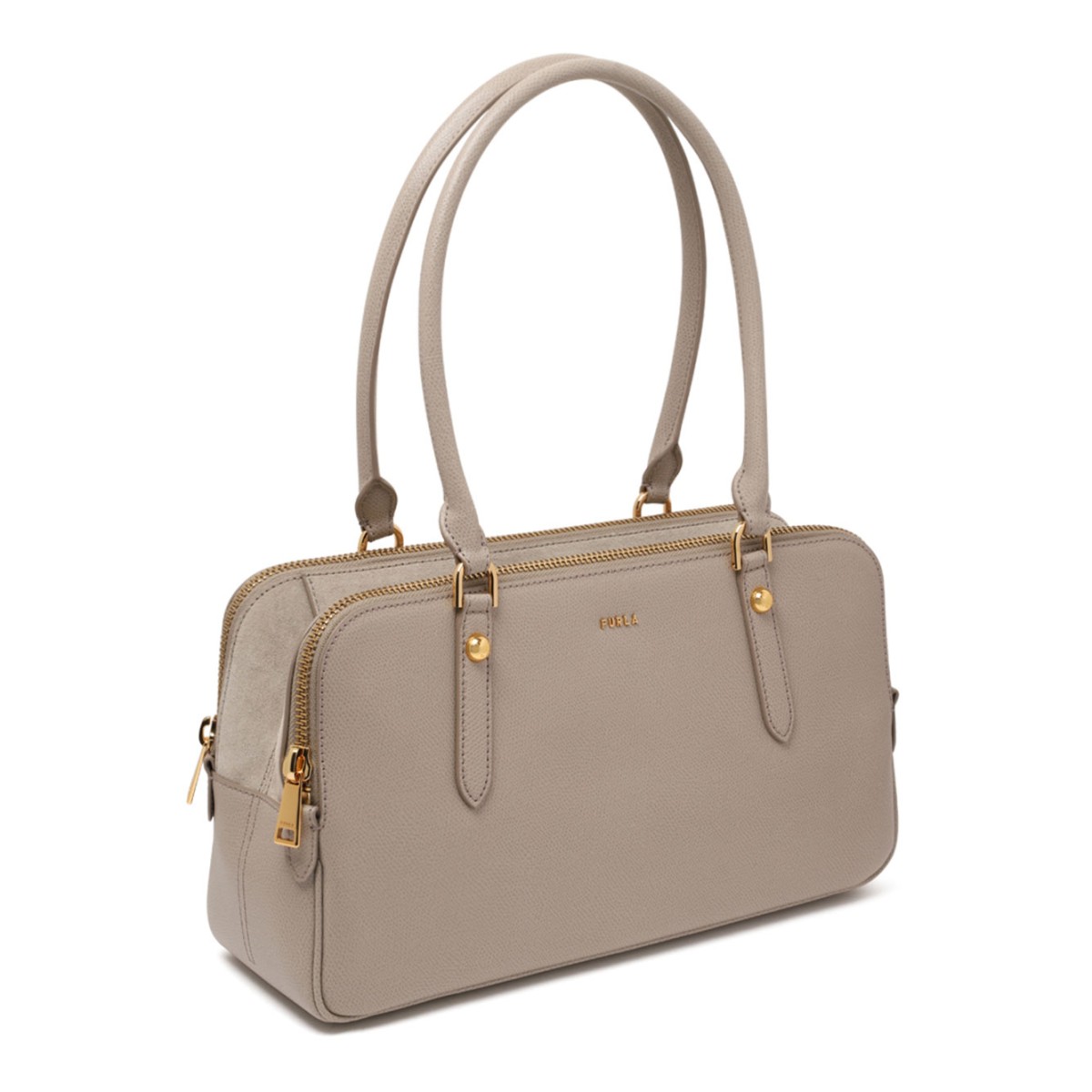 Linen Giulia Boston M Bag