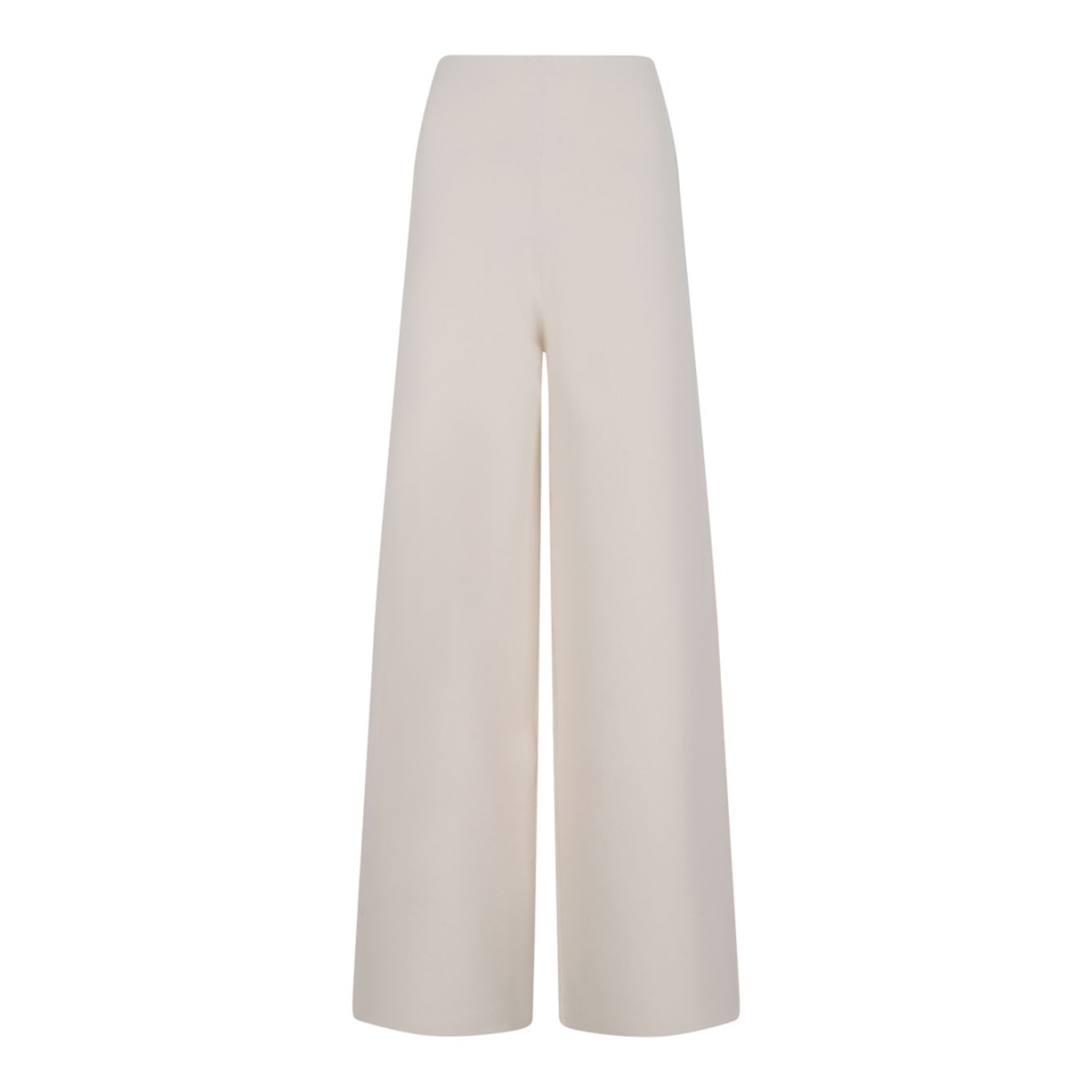 Ivory White Knitted Trousers