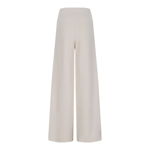 Ivory White Knitted Trousers 2