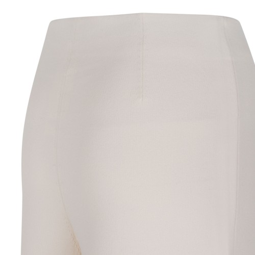 Ivory White Knitted Trousers