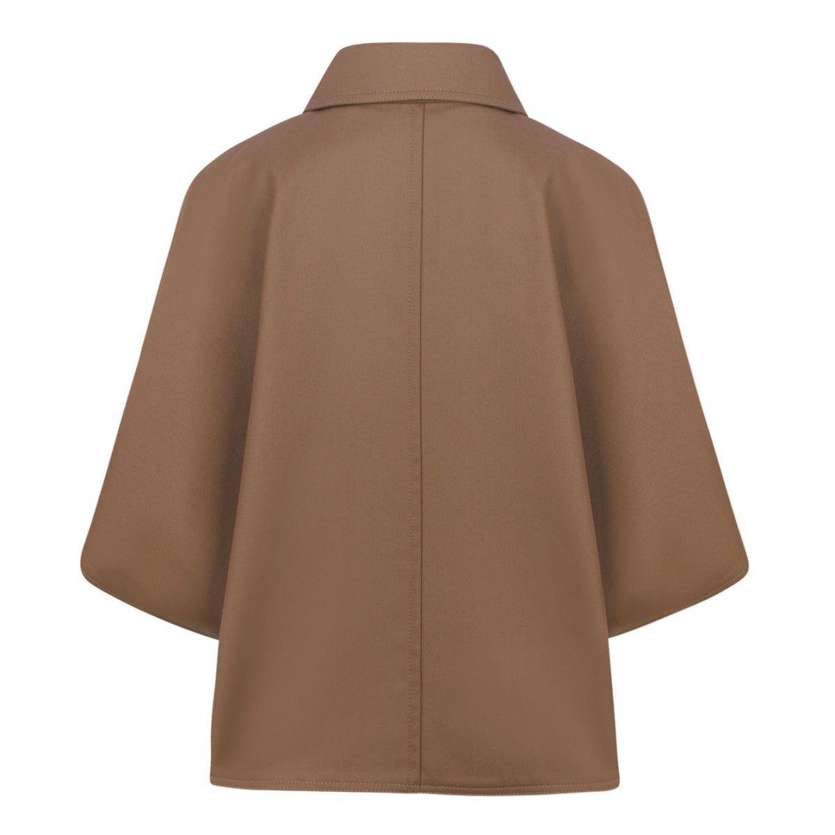 Drip-Proof Gabardine Hood Box Crop Cape