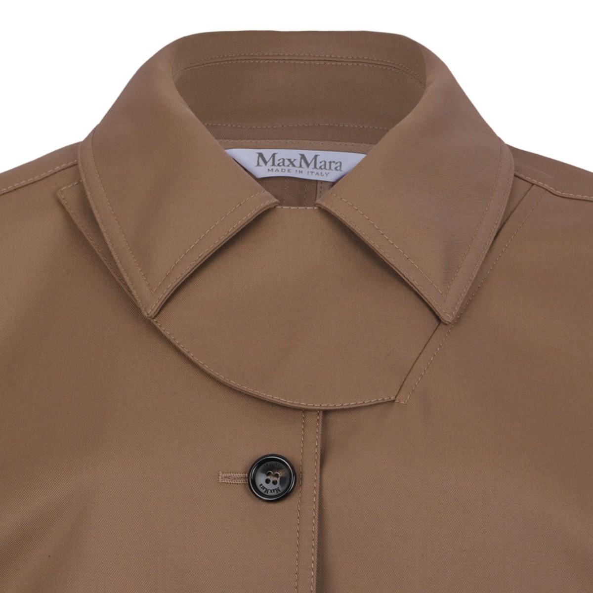 Drip-Proof Gabardine Hood Box Crop Cape