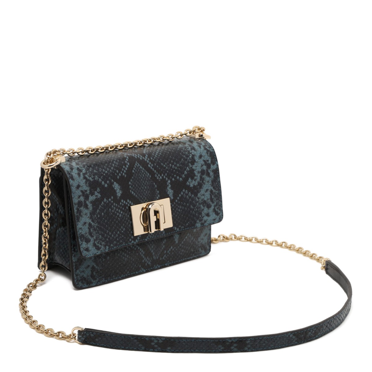 Toni Indigo Furla 1927 Mini Shoulder Bag