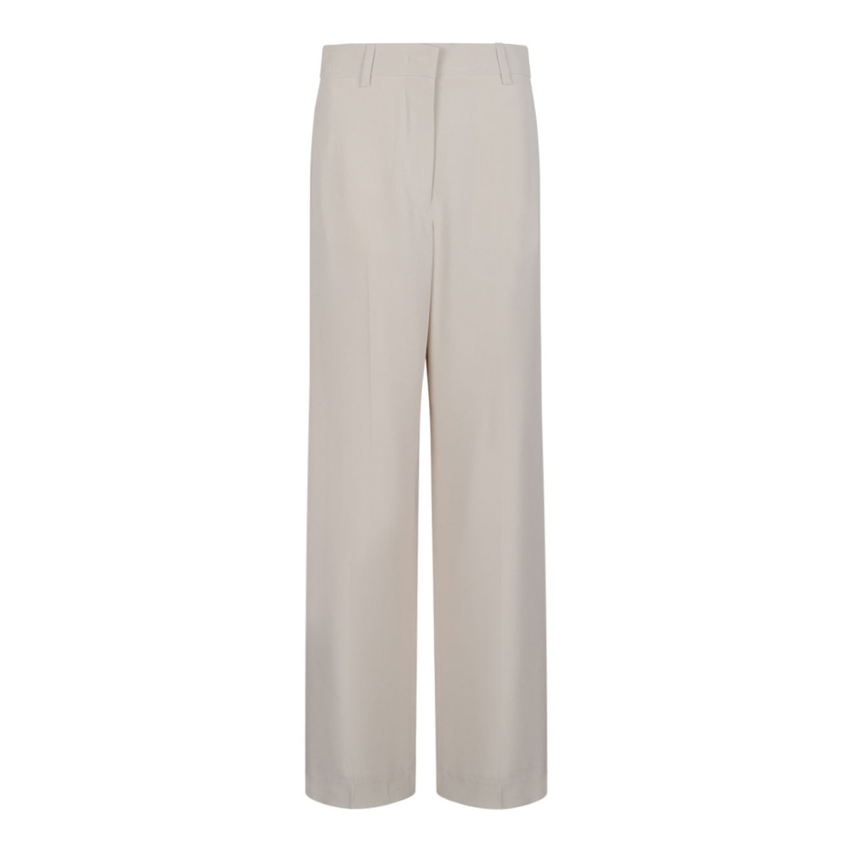 Ecru Neonda Dress Trousers In Flowing Crepe