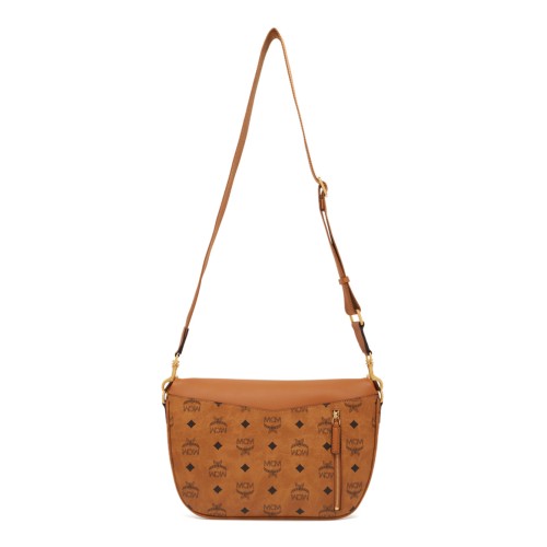 Cognac Diamond Bum Bag In Printed Canvas 2
