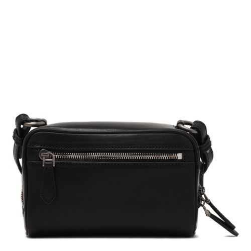 Black Vittoria Tempesta Calfskin Shoulder Bag 2