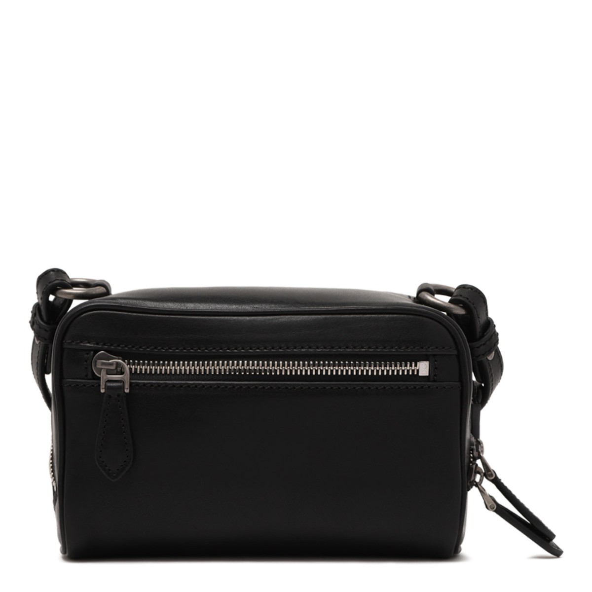 Black Vittoria Tempesta Calfskin Shoulder Bag