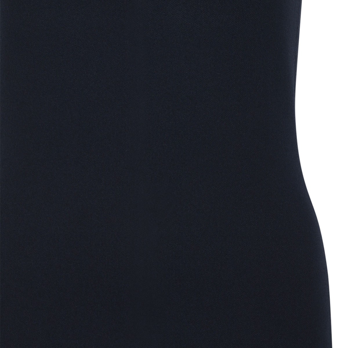 Navy Blue Long Sleeveless Dress