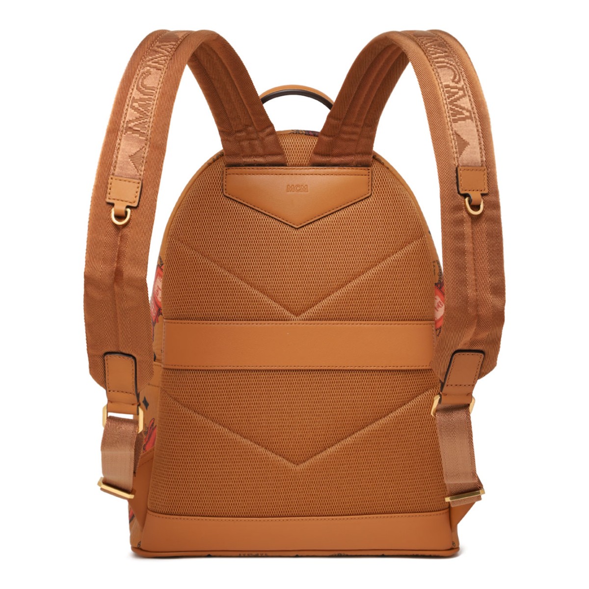 Cognac Stark Backpack in Rabot Visetos
