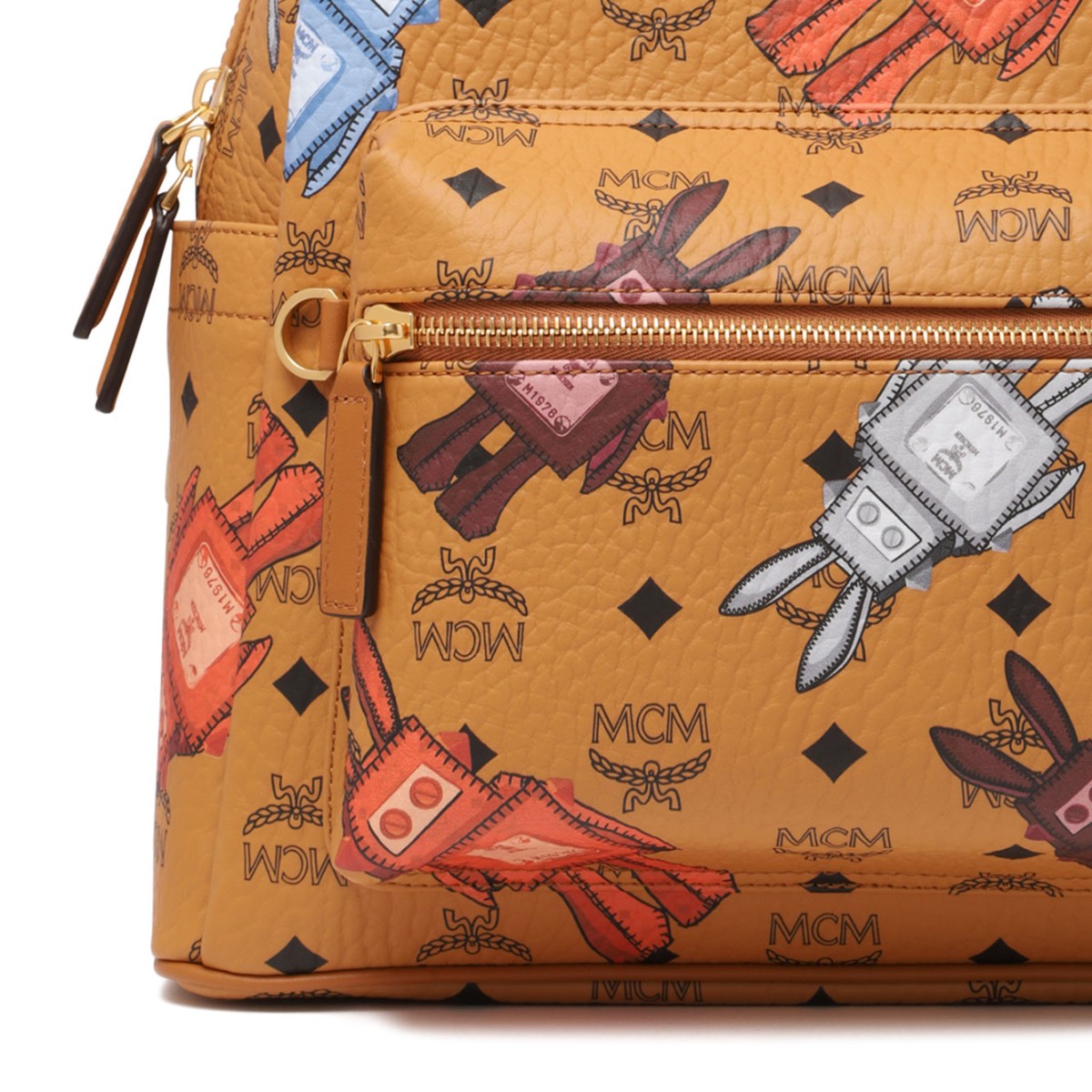 Cognac Stark Backpack in Rabot Visetos