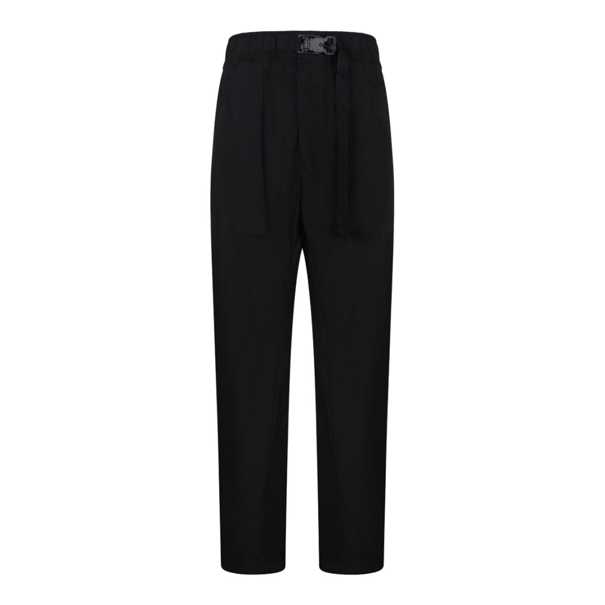 Black Stretched Low Crotch Trousers