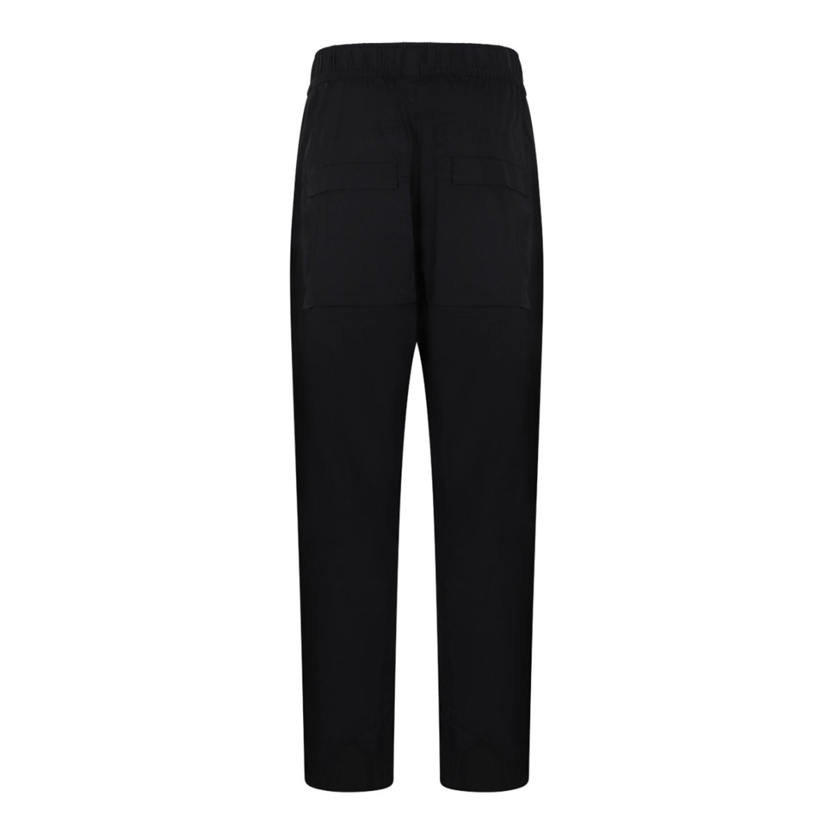 Black Stretched Low Crotch Trousers