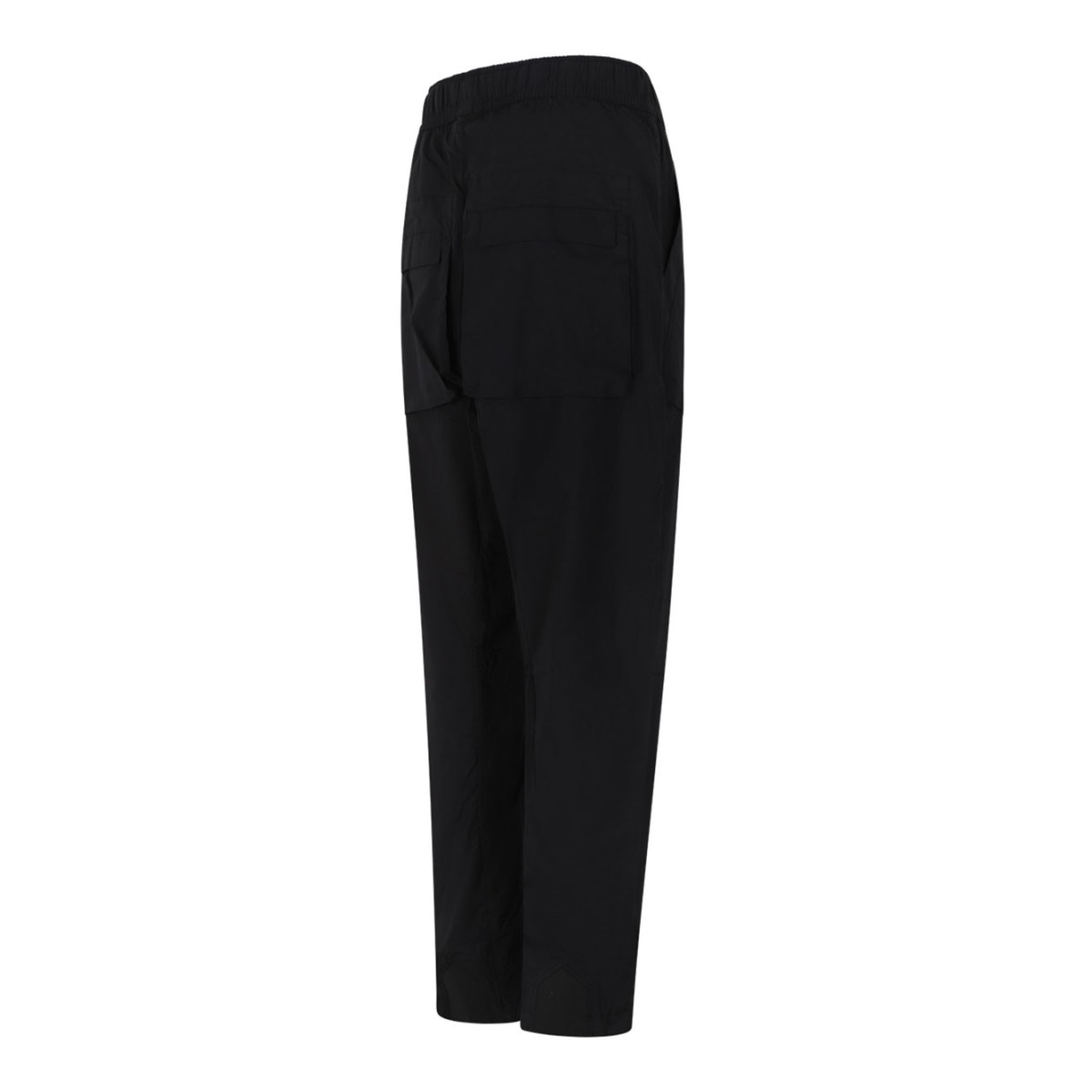 Black Stretched Low Crotch Trousers