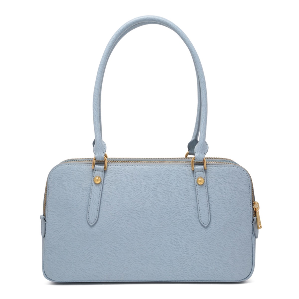 Dusty Blue Giulia Boston M Bag