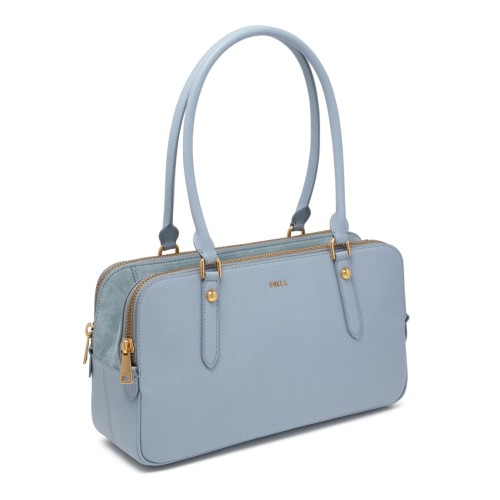 Dusty Blue Giulia Boston M Bag
